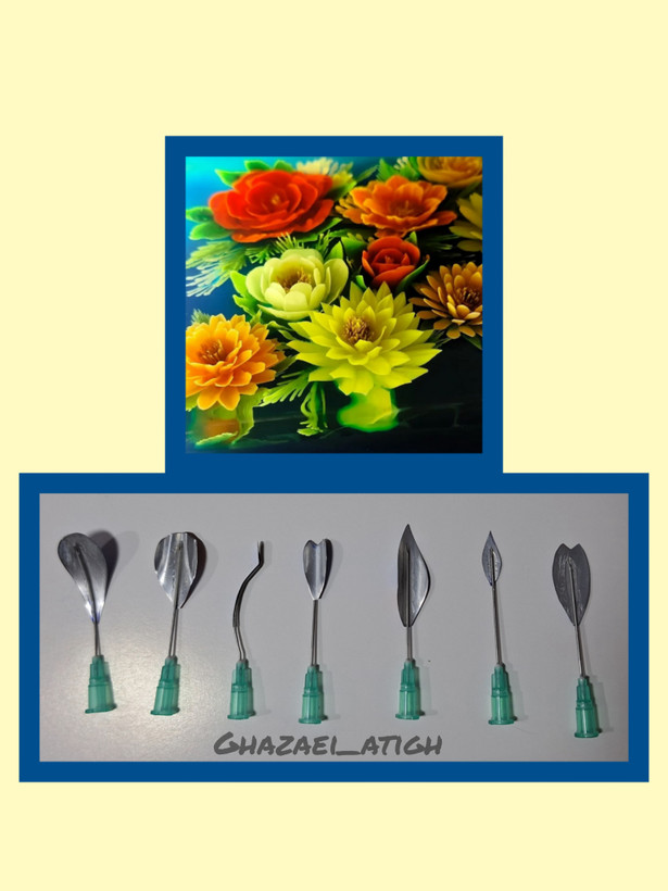 ✨ ۷ ابزار پینترستی پرکاربرد برای تزریق راحت و دقیق انواع گلهای زیبا 🌸 همونهایی که حرفهایها استفاده میکنن!