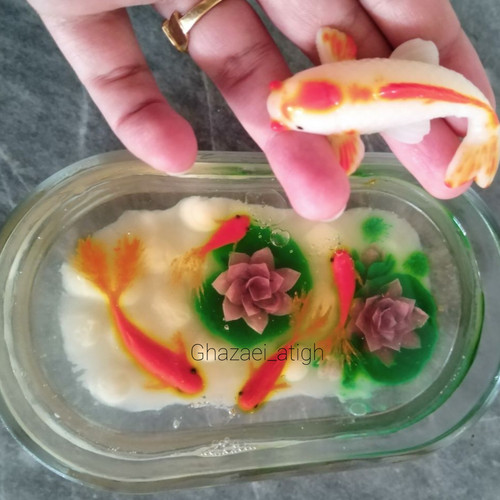 بدون مولد ماهی سه بعدی بزار تو ژله😉